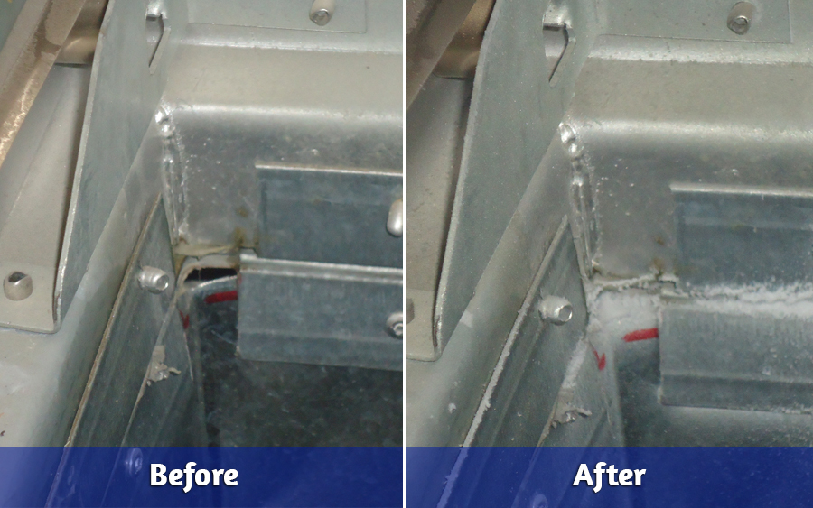 Before and After of Residential Dryer Vent